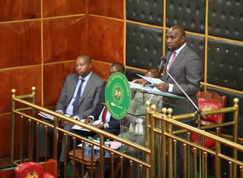 File image of Transport CS Kipchumba Murkomen.